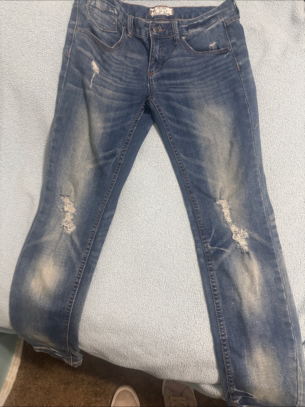 Blue Distressed free people Women’s Jeans